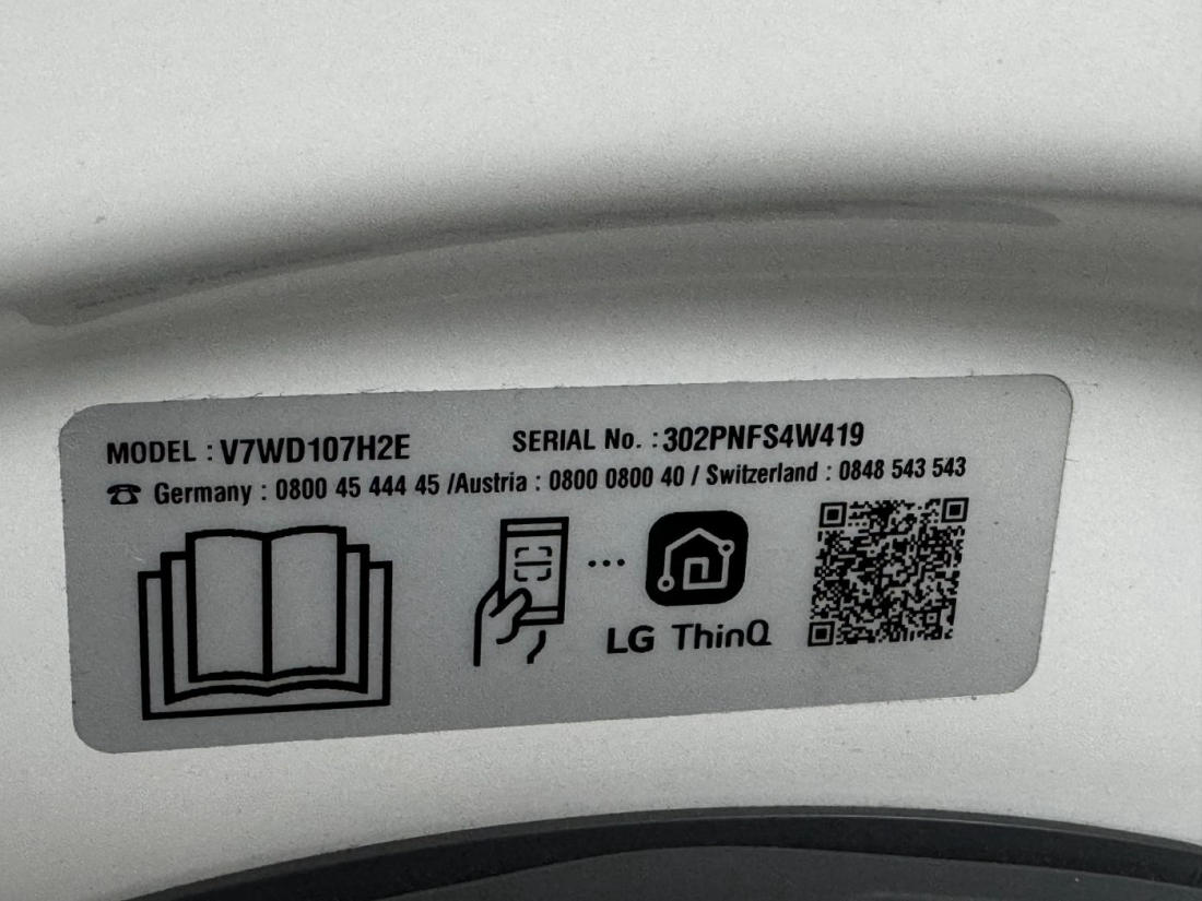 LG б/у V7WD107H2E