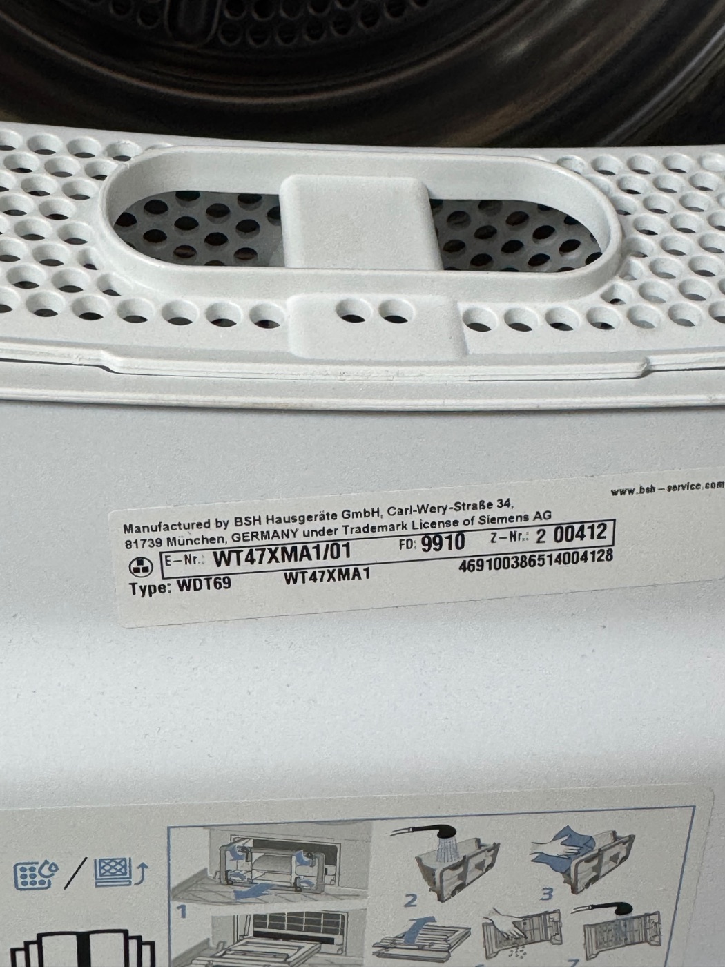 Siemens iQ700 (WT47XMA1/01)