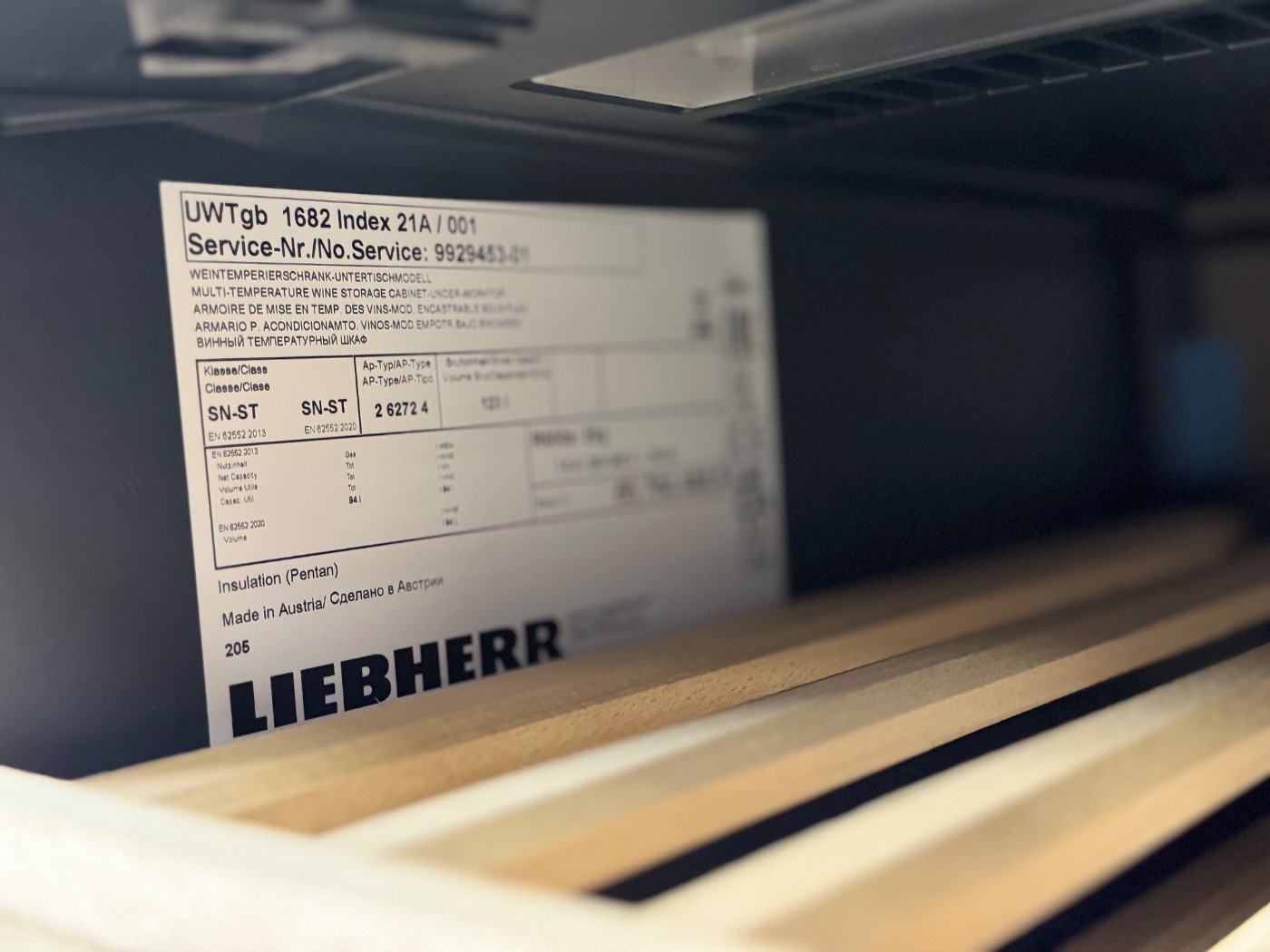 Liebherr UWTgb 1682 Index 21A / 001