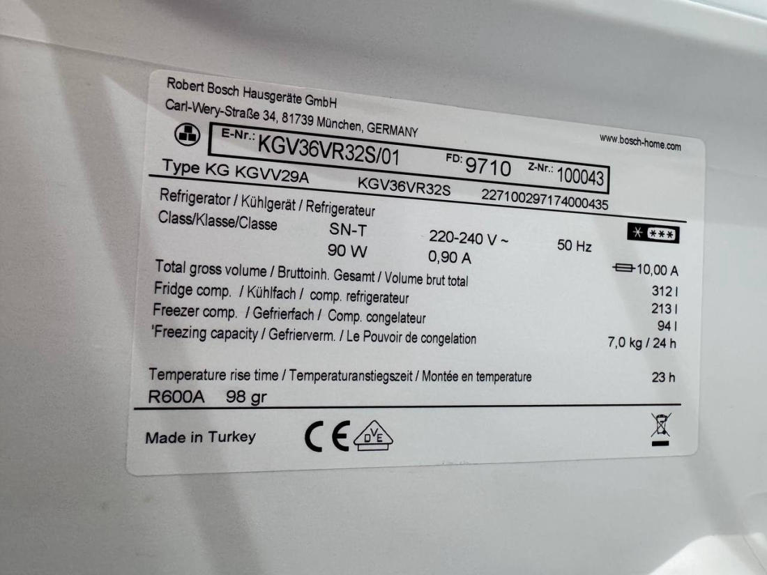 Bosch б/у KGV36VR32S